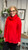 Cowl Neck Cozy Sweater-Red