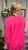 Pleated Back Cardi-Hot Pink