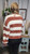 Fuzzy Chenille Stripe Sweater