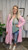 Washed Long Cotton Duster-Pink