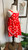 Girls Red Heart Dress Set