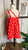 Girls Red Heart Dress Set