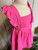Baby Ruffle Suspender Dress-Pink