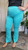 Curvy Colleen Pants-Aqua