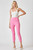 Colleen Cropped Skinny's-Dark Pink