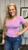 Fitted Wide Rib Tee-Mauve