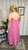 Mineral Washed Midi Dress-Fuschia