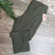 Curvy Buttery Soft Capri Pocket Leggings-Olive