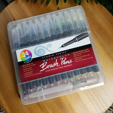 Studio Series Watercolor Brush Pens - Set of 24