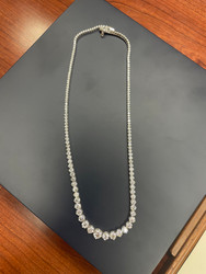 The Elegance of the 17-Inch Diamond Necklace: Choosing Between a Bold Focal Point and Timeless Graduated Brilliance