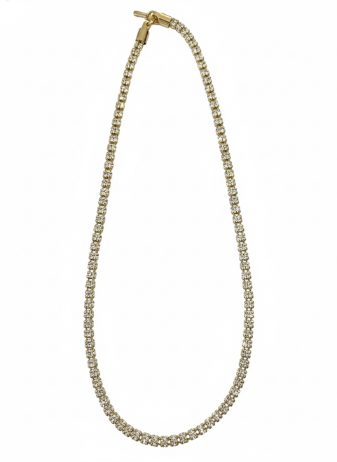 925Chic sterling silver 5mm diamond cut bead chain necklace 16 inch