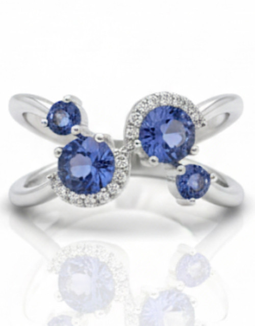 Atelier Gems  925 ​sterling silver tanzanite ring