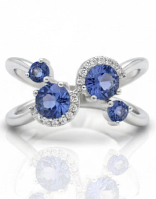 Atelier Gems  925 ​sterling silver tanzanite ring