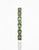 Side view of Atelier Gems peridot gemstone bracelet with polished rhodium finished silver