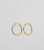 sterling silver Hope earrings rhodium finished anti tarnish everyday jewelry Atelier Gems