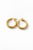 Pair of 925Chic sterling silver Hope earrings displayed on jewelry stand elegant minimalist style