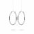 Atelier Gems Sterling silver hoop earrings close up