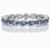 Sterling Silver genuine Natural Blue Topaz  with brilliant clear Style