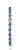 Atelier Gems Sterling Silver Rhodium finished sterling silver blue topaz bracelet