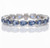 Atelier Gems Natural blue topaz bracelet displayed on Surface table