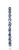 Atelier Gems Sterling Silver Rhodium finished sterling silver blue topaz bracelet
