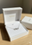 Infinity CZ necklace displayed on jewelry box love necklace
