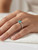 Elegant display of 925Chic pink quartz gemstone ring luxury jewelry For Women