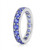 Tanzanite ring, purple blue gemstone, violet blue jewelry, eternity band.