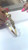 curved design 14K gold canyon bangle modern statement bracelet