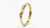 close up of 14K gold canyon texture bangle with organic design