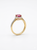 Side Closeup elegant spinel and diamond ring gifts
