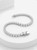 Platinum tennis bracelet lab grown diamond