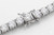platinum diamond necklace side detail