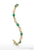 Luxury emerald diamond bracelet gift box