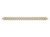 close-up natural diamonds set in 14k gold bracelet S shape Diamond Bracelet