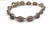 10k yellow gold garnet and moonstone tennis bracelet gemstone jewelry