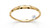 14k gold faceted diamond cut bangle bracelet