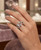 EFFY two-tone diamond statement band worn on model hand.
