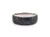 Angled view of EFFY 14K white gold black and white diamond pavé band