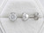 EFFY 14K white gold 0.94 CTW diamond stud earrings displayed on white background