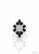 Atelier Gems sterling silver natural black opal cabochon ring rhodium finish gemstone jewelry