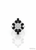 Atelier Gems sterling silver natural black opal cabochon ring rhodium finish gemstone jewelry
