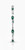 Elegant display of 925Chic green gemstone chrome diopside bracelet