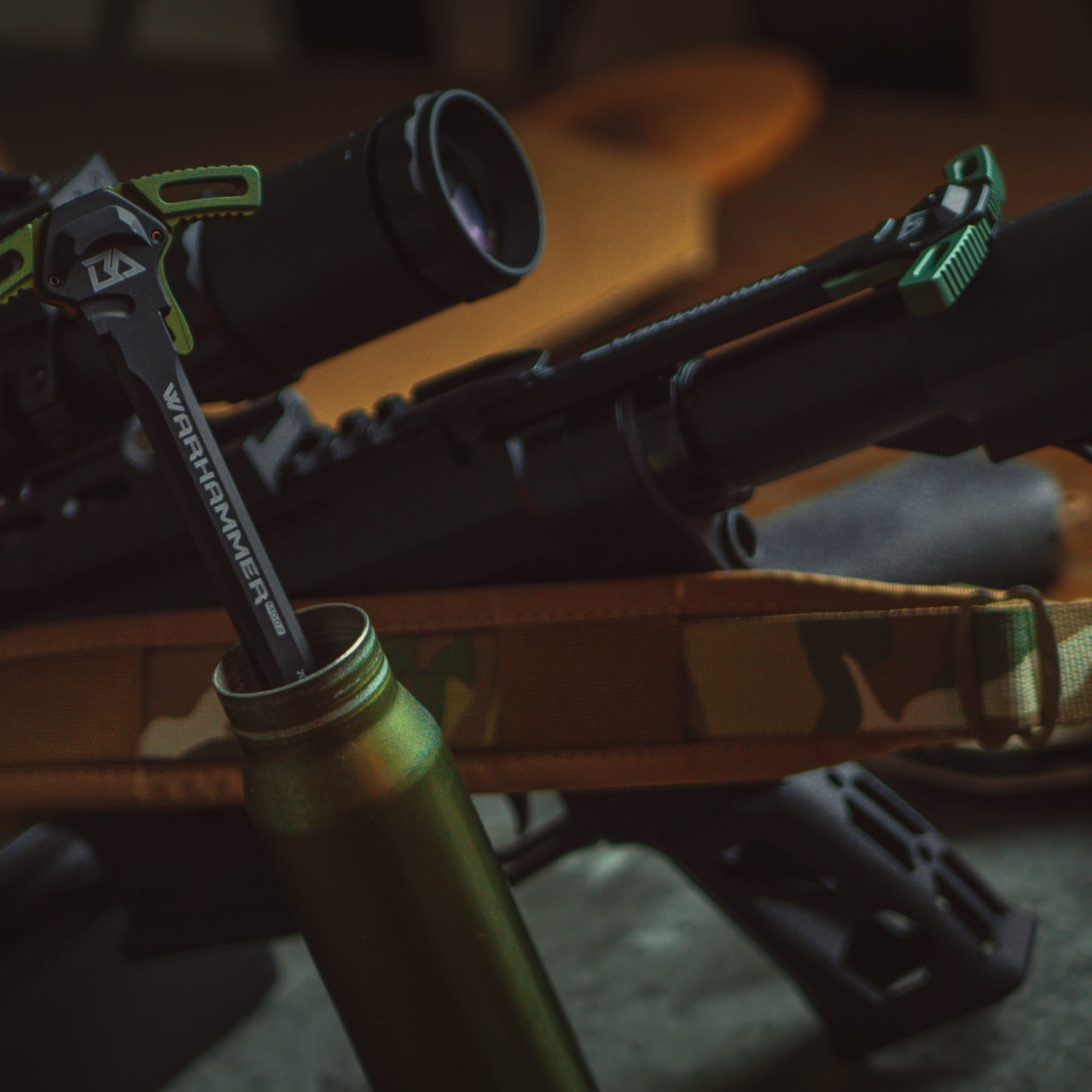 WARHAMMER Mod2 AR-15 Ambidextrous Charging Handle by Breek Arms-ODG