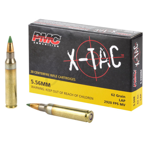 PMC 5.56x45mm NATO X-TAC 62gr LAP Full Metal Jacket (200rds)