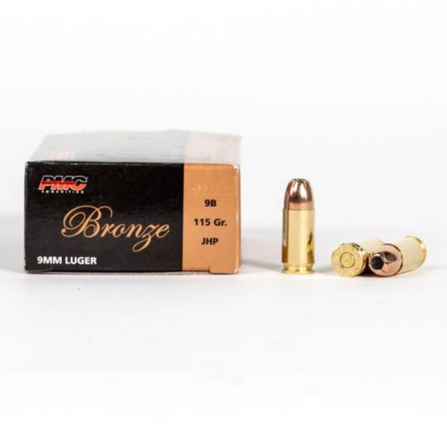 PMC 9mm 115gr JHP Jacketed Hollow Point (200rds)