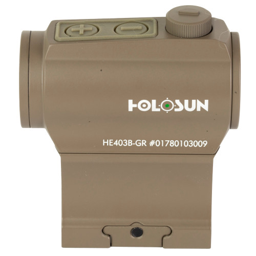 Holosun 403B Reflex Sight Dot Reticle / 2 MOA Green Dot - Flat Dark Earth