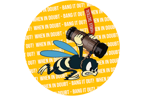 PAMAX Tactical - LION DEVICE STICKER "WHEN IN DOUBT BANG IT OUT""