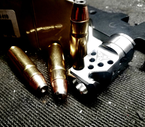 HADES Hybrid Gen2 .458 SOCOM Muzzle Device - 5/8x32 - Stainless