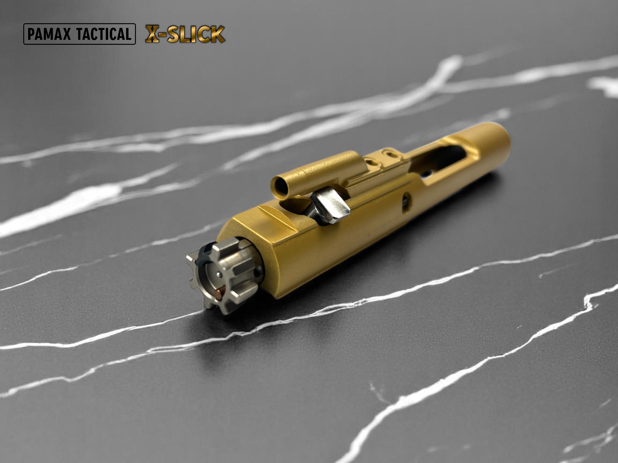 PAMAX XSlick Metallic Gold Bolt Carrier Group - Gen 2